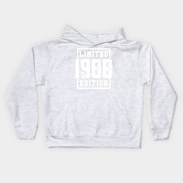 1988 Limited Edition Kids Hoodie by colorsplash